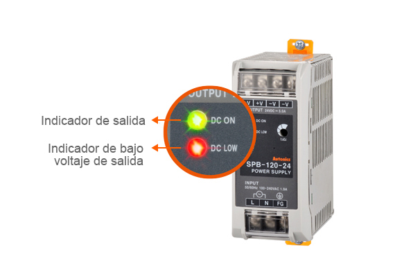 Output Indicator, Output Low Voltage Indicator