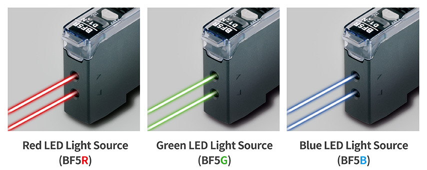 Red LED (BF5R), Green LED (BF5G), Blue LED (BF5B)