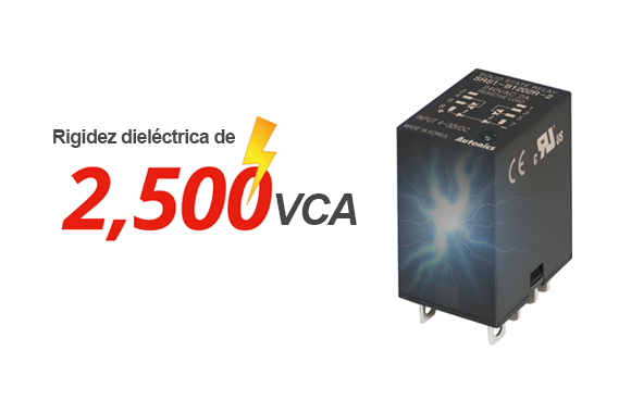 Dielectric Strength : 2,500VAC