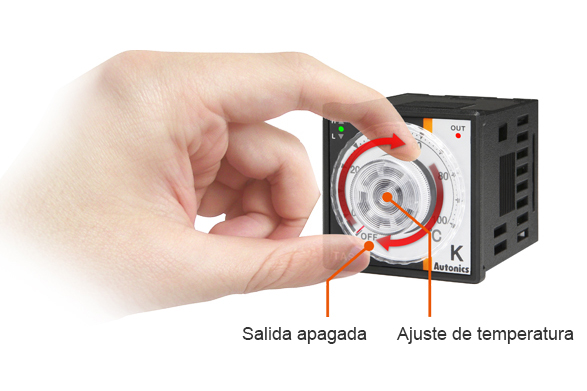 Set Temperature with Analog Dial