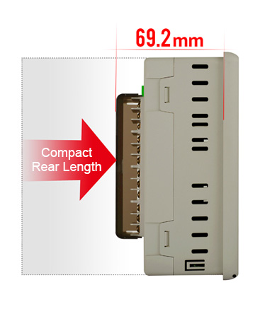 Compact Rear Length: 69.2mm