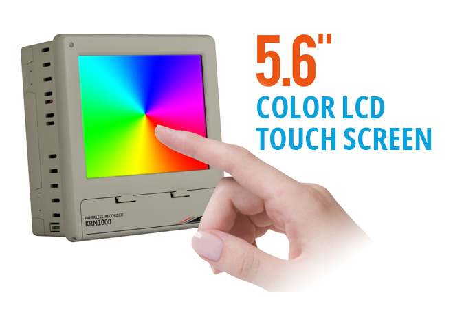 5.6’’ COLOR LCD TOUCH SCREEN