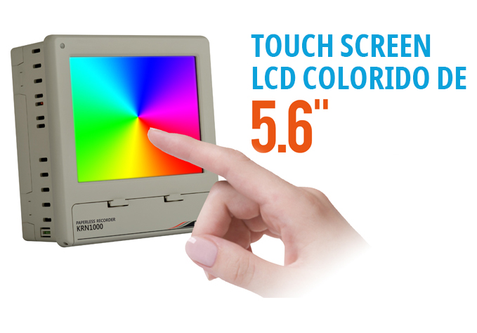 TOUCH SCREEN LCD COLORIDO DE 5.6”