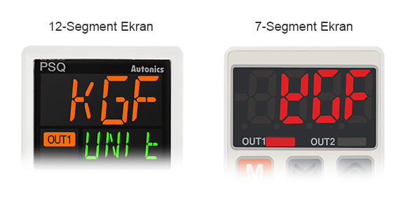 12-Segmentli LCD Ekran