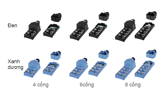 Black, Blue : 4Port, 6Port, 8Port