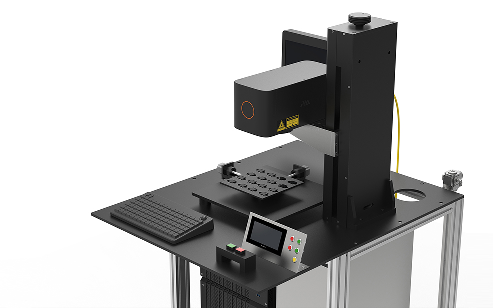 Marcação a laser no semicondutor