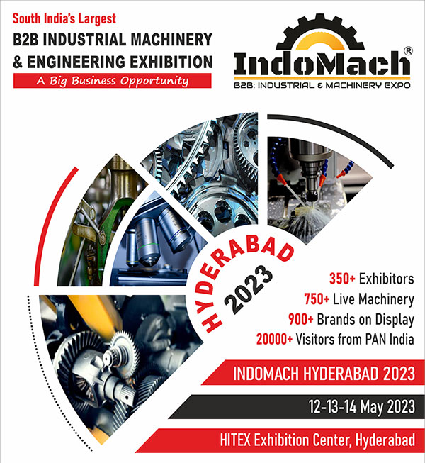 Invitation to INDOMACH, Hyderabad Exhibition 2023