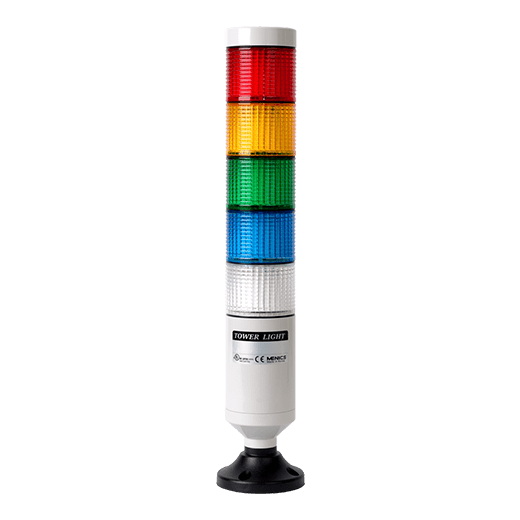 PTE-AG-502-RYGBC - D56mm Modular Style LED Tower Light | Autonics (GLB)